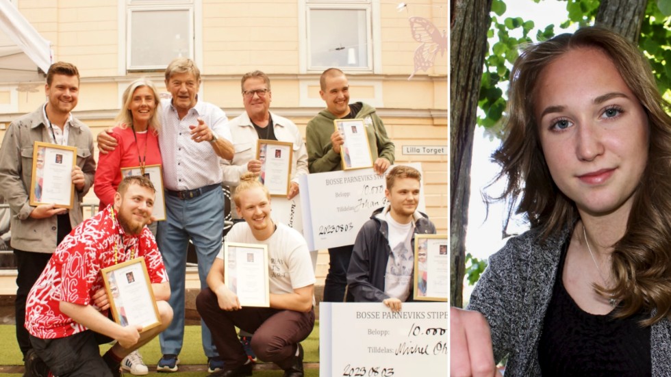 Under torsdagen mottog flera svenska revyartister sina stipendier från Bosse Parneviks stipendiefond. Bland dem fanns Adam Bromée från Eskilstunarevyn, samt Paulina Lind från Katrineholms ungdomsrevy.