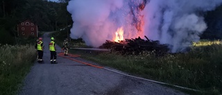 Brand i Hultsbruk misstänks vara anlagd