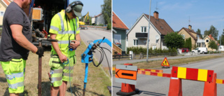 Läckande ledning stänger Östra Långgatan • "Det är tur i oturen att läckan är just här och inte drabbar så många hushåll"