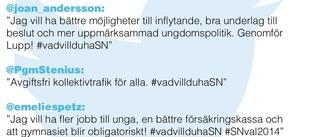 "Det vill vi ha"