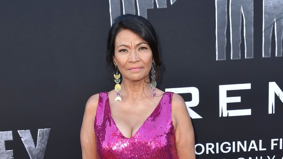 Michelle Thrush anländer till premiären för "Prey"i Los Angeles. Arkivbild.