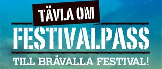 Tävlingen avslutad: Vinn ett festivalpass till Bråvalla