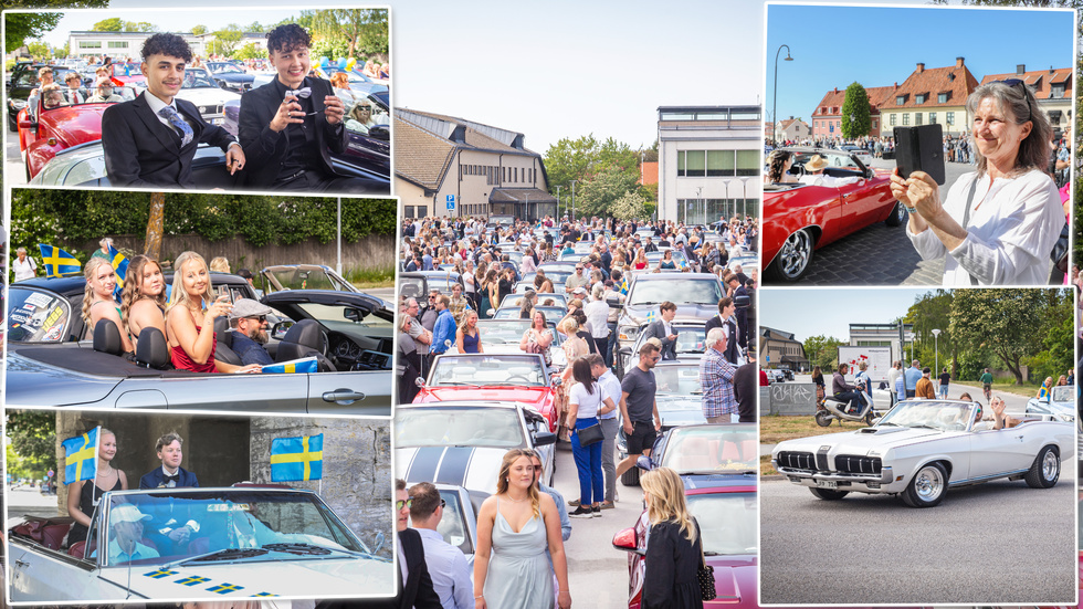 Under söndagen är det dags för studentkortege och efterföljande bal.