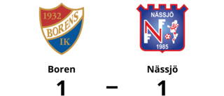 1-1 för Boren och Nässjö