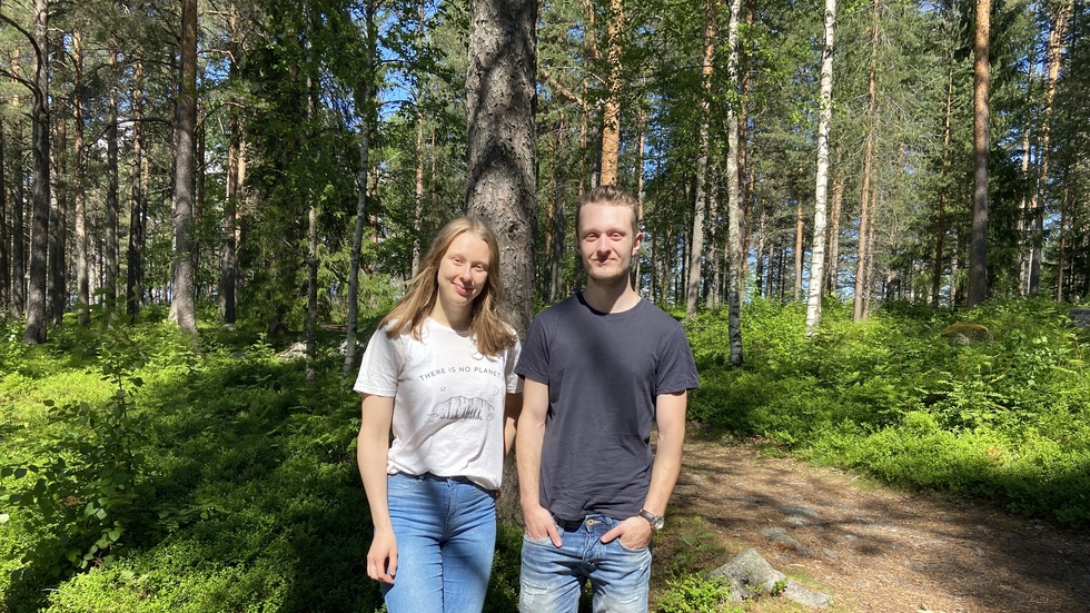 Julia Keskitalo och Lukas McCarthy.