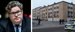 Ministern till Corren: "Kamp mellan det goda och de kriminella"