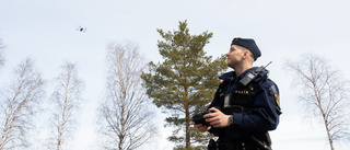 Se när Luleåpolisen jagar trafiksyndare med drönare