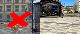 Förklaringen: Därför är torget tomt på stolar