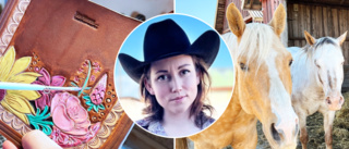 Lisa gör konst av läder: "En uråldrig cowboykultur"