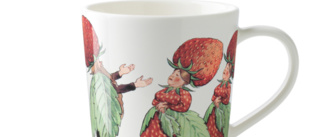 Elsa Beskow Mugg 40 cl, Jordgubbsfamiljen 