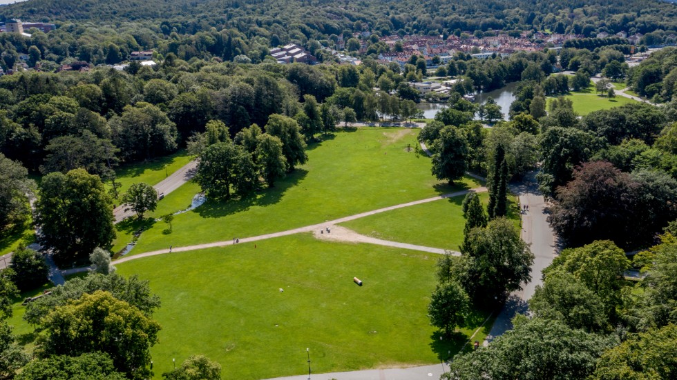 Slottskogen i Göteborg där festivalen Way Out West skulle ha ägt rum. Till följd av coronapandemin är den framflyttad till 2021.