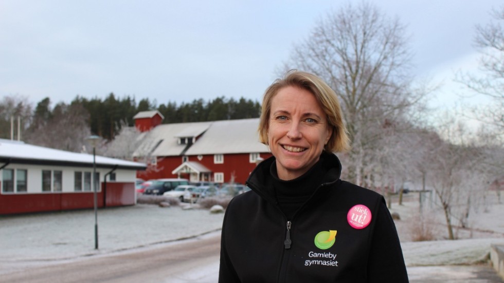 Sofie Alvarsson är rektor för Gamlebygymnasiet.