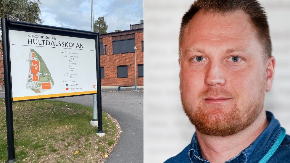 Säkerhetssamordnaren Peter Lyrander fattade beslutet att larma polisen till Hultdalsskolan efter hotet.