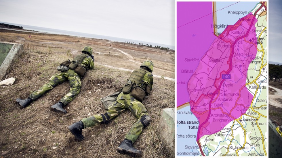 Försvarsmakten anser att Tofta skjutfält är avgörande för övningsverksamheten på Gotland. Därför går man långt för att slå vakt om miljötillståndet.