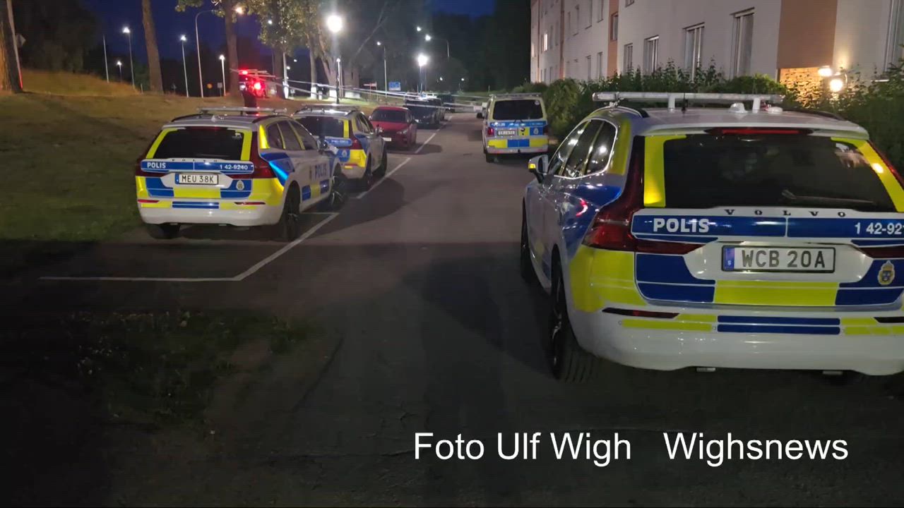 Polisinsats i Vilbergen