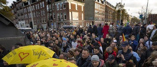 30 gripna vid förbjuden covidprotest