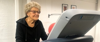 91-åriga Marianne ger järnet på gymmet • "Man vill träna så mycket som en kan"