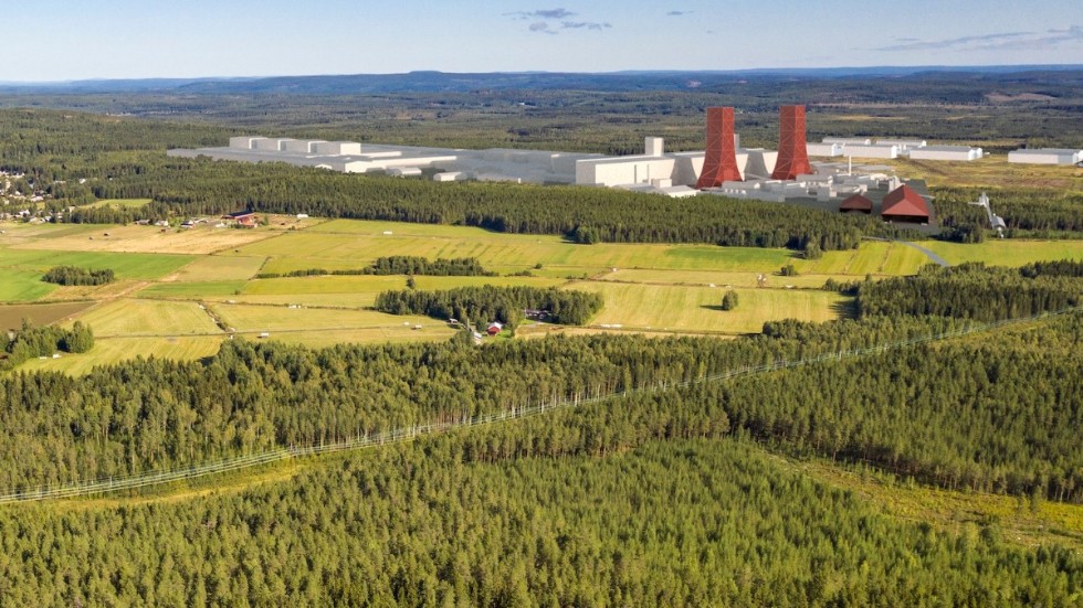 H2 green steel ska använda både malm och skrot i sin produktion av fossilifritt stål vid stålverket som ska byggas här i Norra Svartbyn i Boden.
