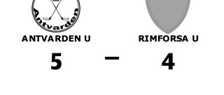 Rimforsa U tappade matchen i tredje perioden mot Antvarden U