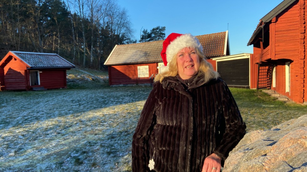 Gunilla Engström, Frustuna hembygdsförenings sekreterare, ser fram emot julen.