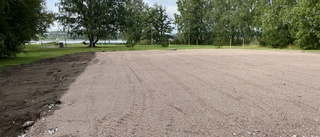 Platsen för basketplan högst olämplig