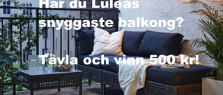 Har du Luleås snyggaste balkong – skicka in din bild