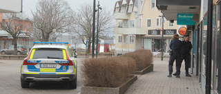 Polisutryckning till bank i Hultsfred