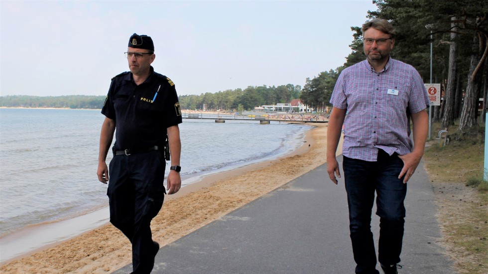Polisen och Motala kommun ska se till att reglerna i Varamobaden efterföljs. Johan Holgersson och Per Hallin tror att information och ökad bevakning kan bidra till en lugnare sommar.