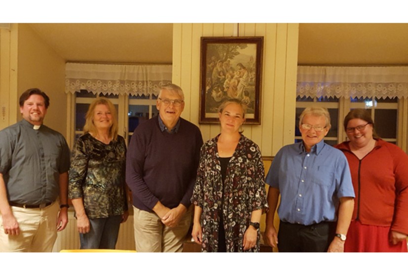 Kyrklig Samverkans styrgrupp Tobias Nellvik, Helena Andersson, Peder Fohlin, Linnea Tibell, Lars-Olof Nimmerfalk, Matilda Ericsson, saknas gör Jan Bergquist.