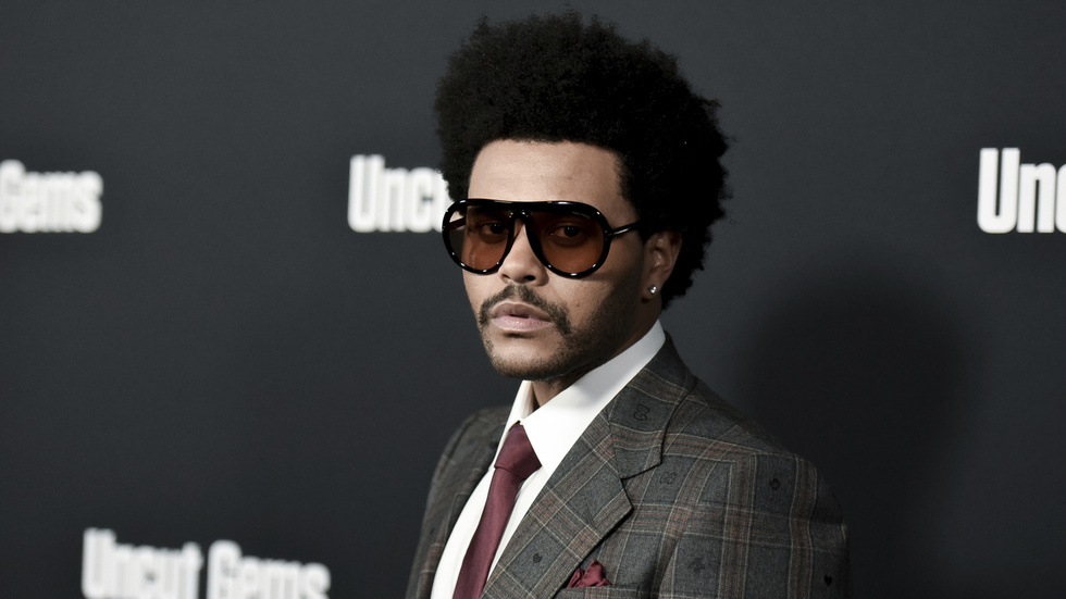 The Weeknd skänker mat till palestinier. Arkivbild.