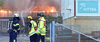 Två gripna efter skolbrand i Nyköping