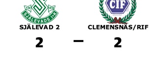 Clemensnäs/RIF fixade en poäng mot Själevad 2