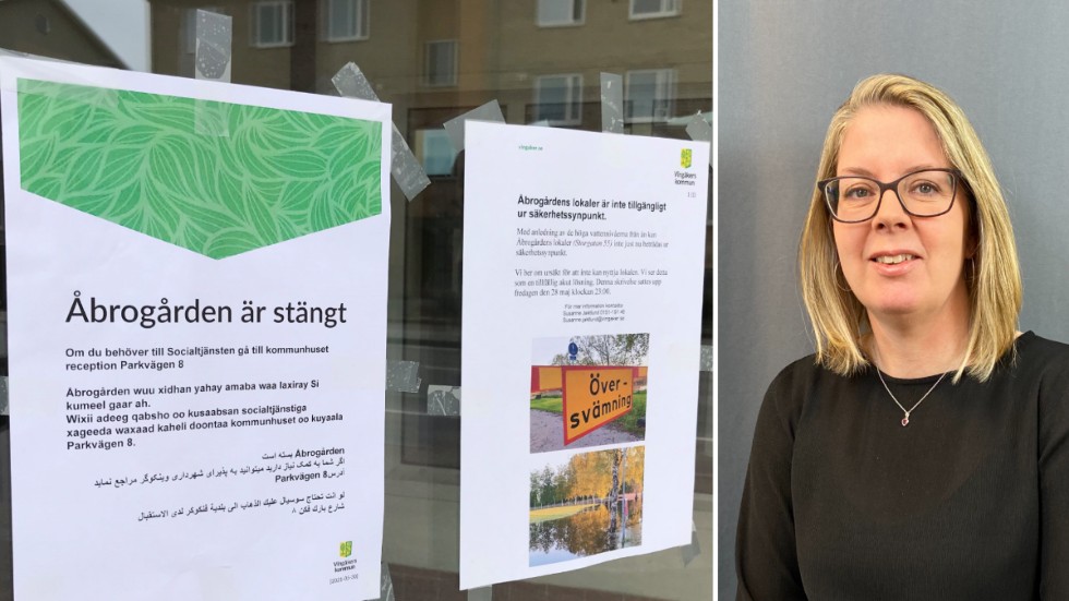 Åbrogården hålls stängd i väntan på analysen från provtagningarna av ån. Elin Höghielm, stabschef beskriver situationen som stabil men kritisk.