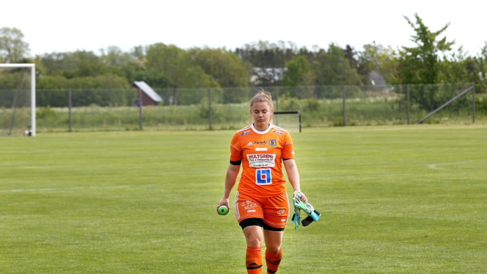 Amanda Rohnström, målvakt i Dalhem.
