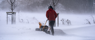 Snöoväder på väg mot Sörmland – klass 1-varning utfärdad