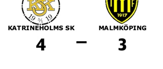 Seger för Katrineholms SK mot Malmköping i spännande match