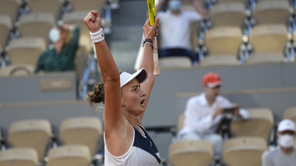 Barbora Krejcikova jublar.
