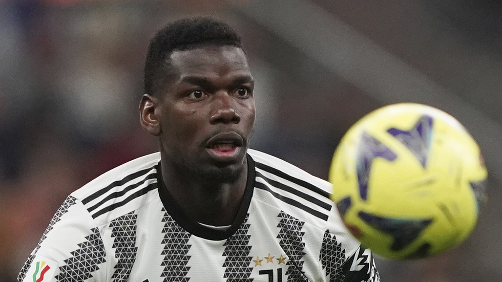 Paul Pogba riskerar en lång avstängning för dopning. Arkivbild.