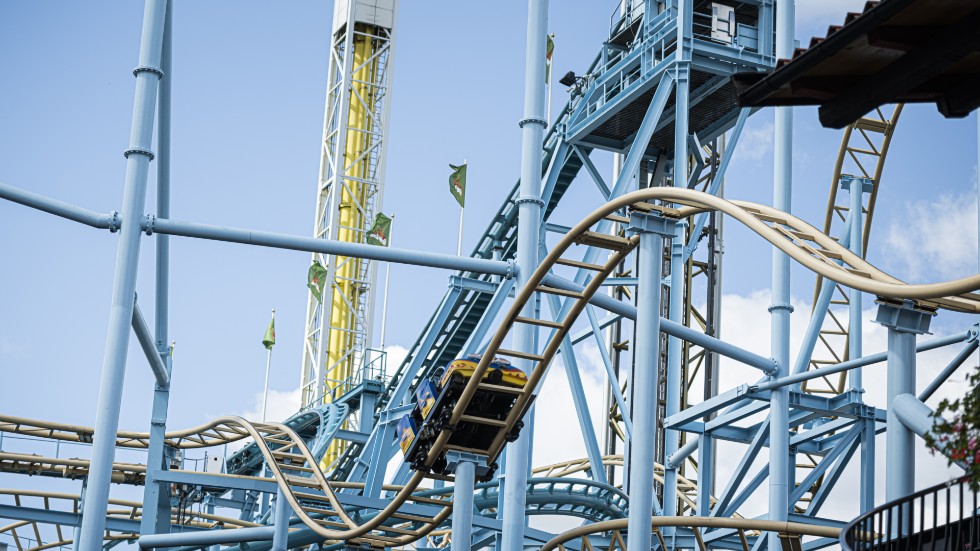 Nöjesparken Gröna Lund öppnade drygt en vecka efter dödsolyckan på Jetline. Just den berg-och-dal-banan förblir dock stängd. Arkivbild.