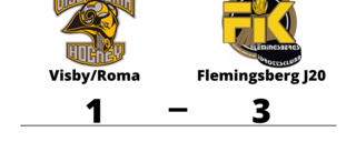 Förlust på hemmaplan för Visby/Roma mot Flemingsberg J20