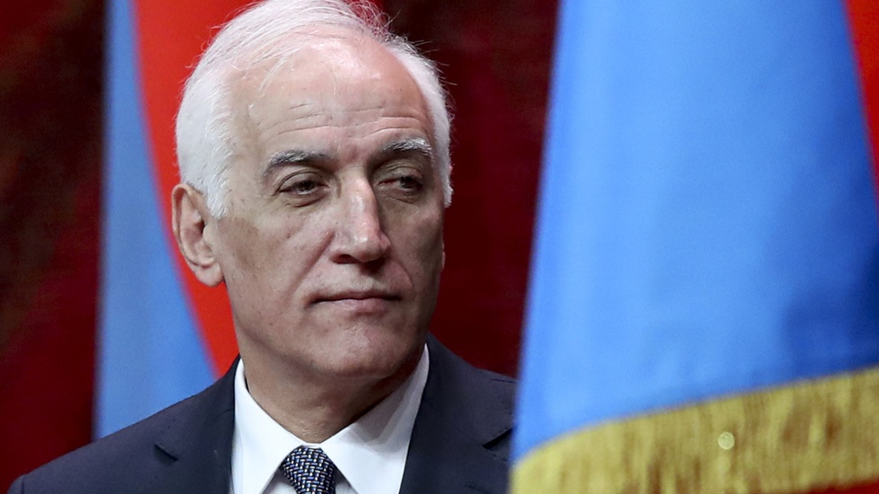 Armeniens president Vahagn Chatjaturjan. Arkivbild.