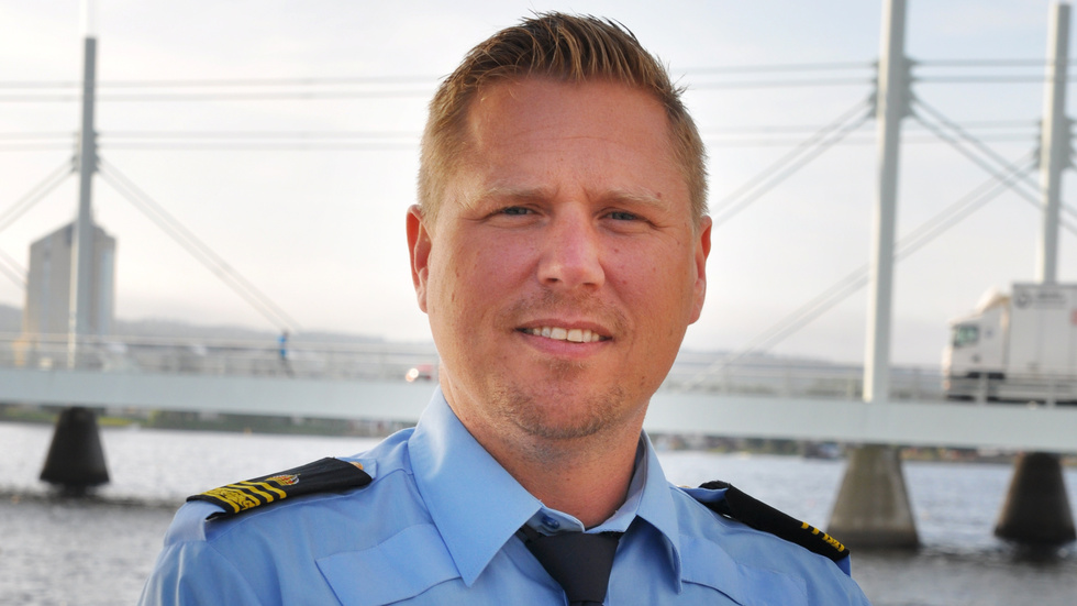 Marcus Anefur är presstalesperson i polisregion öst. 