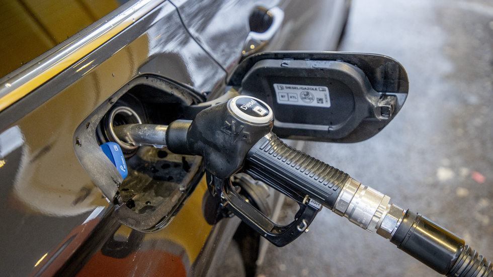 Störst sänkning av dieselpriset. Arkivbild.