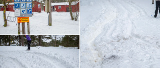 Skadegörelse vid Svaide – bil och traktor körde sönder skidspår