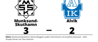 Uddamålsseger när Munksund-Skuthamn besegrade Alvik