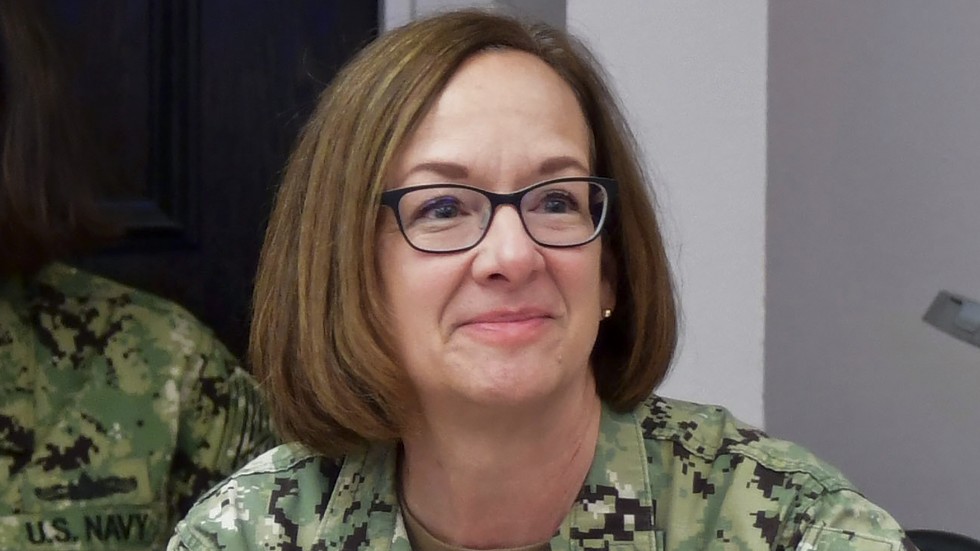 Amiral Lisa Franchetti har utnämnts till den amerikanska flottans nya chef. Arkivbild.