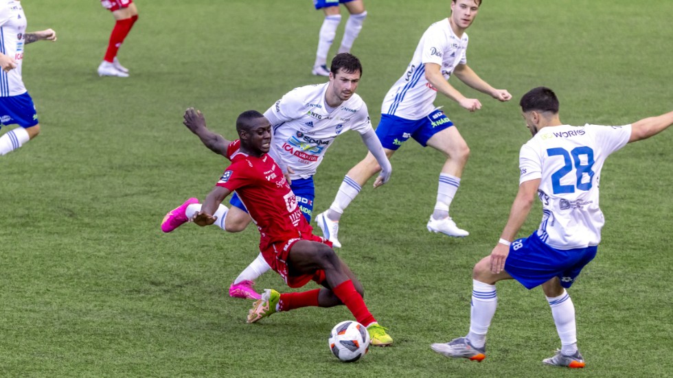 Belgiske mittfältaren fanns med i matchen mot Piteå IF.