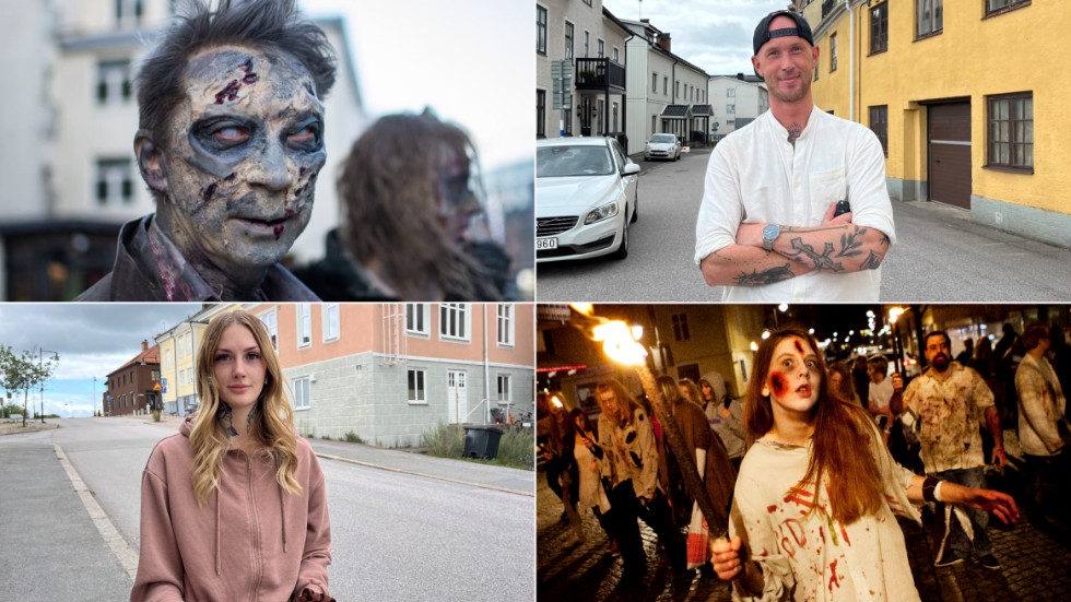 Vart tar Vimmerbyborna vägen om en zombiapokalyps sker? Några väljer skogen medan andra väljer stadshuset.
