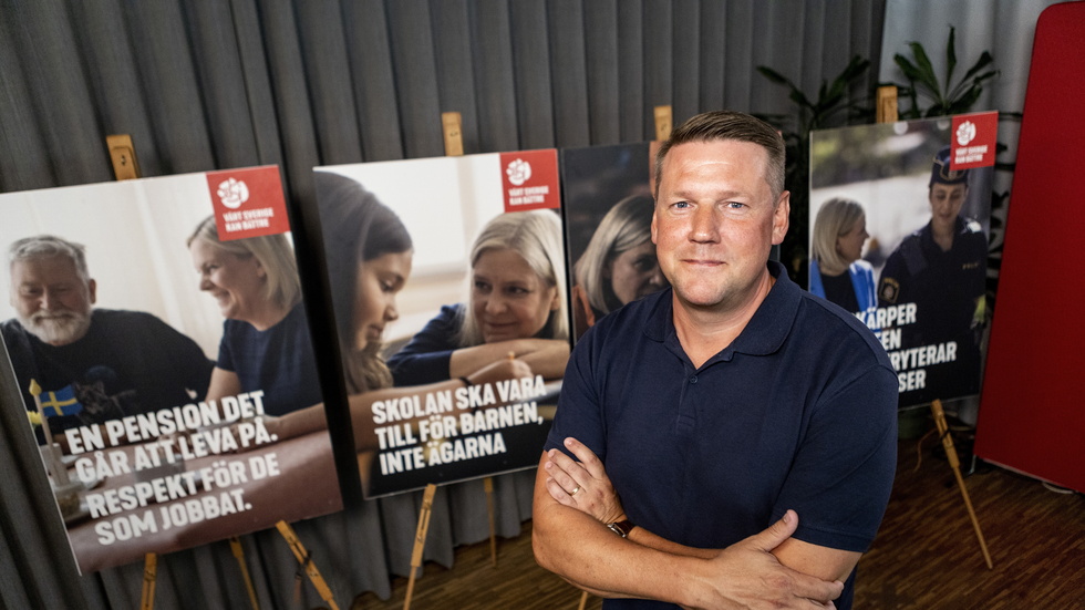 "SD-regeringen har ingen aning om hur vanligt folk har det", skriver partisekreteraren Tobias Baudin (S) i en gästkrönika på sidan 2 i NSD.