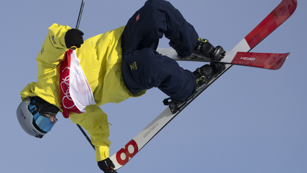 Jesper Tjäder hamnade på femteplats i bigair i Peking, Kina. Arkivbild.
